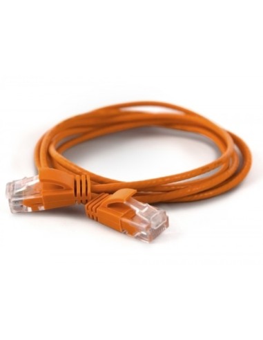 Wantecwire Utp, Cable Extra Fino Cat6a, D   2,8 Mm, Naranja, Longitud 2,00 M