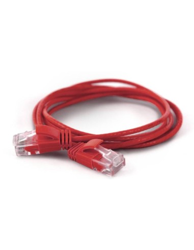 Wantecwire Utp, Cable Extra Fino Cat6a, D   2,8 Mm, Rojo, Longitud 0,50 M