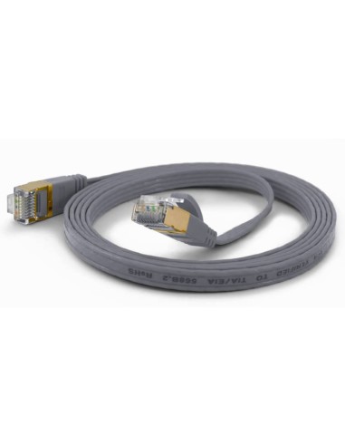 Wantecwire Utp, Cable Extra Fino Cat6a, D   2,8 Mm, Gris, Longitud 2,00 M