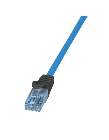 Latiguillo Logilink Cat6a U/utp Premium Azul 50,00m 10g/poe