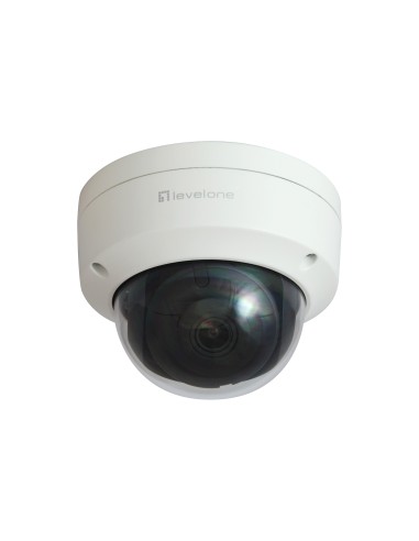 Levelone Ipcam Fcs-3403 Dome Out 4mp H.265 Ir  9w Poe