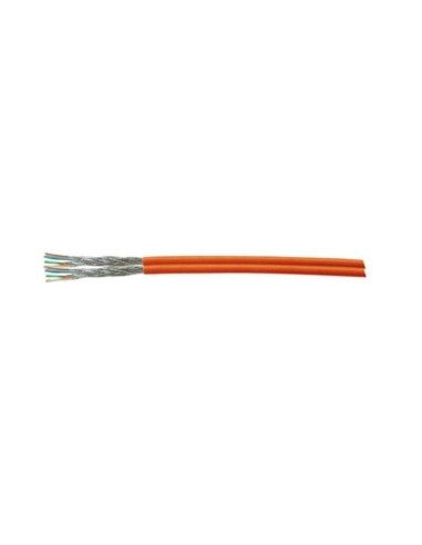 Helos Cable De Red Duplex, Cat 7, S/ftp, Pimf, Lszh, Naranja, 50m Ring