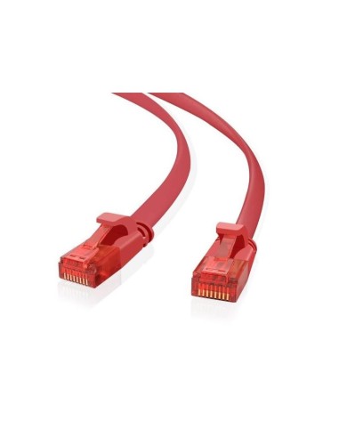 Helos Ultra Slim Cable De Red S/ftp Cat 6a Rojo 3,0m