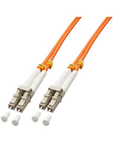 Lindy 46481 Cable De Fibra Optica 2 M Lc Om2 Naranja