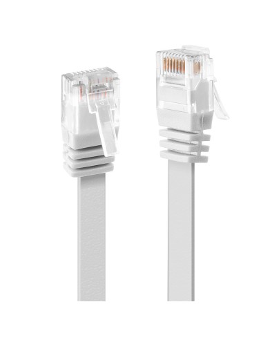 Lindy Cable De Red Cat6 Flachband Ungeschirmt Blanco 0.30m