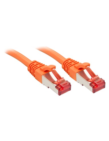 Lindy Cable De Red Cat6 S/ftp Orange 0.50m