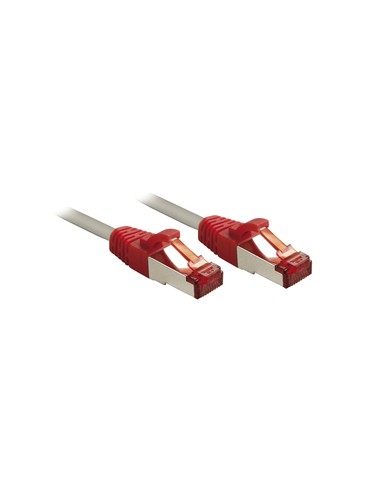 Lindy Cable De Red Cat6 Crossover S/ftp Gris/rojo 10m