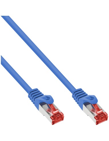 Cable De Red Inline S/ftp Pimf Cat.6 250mhz Pvc Cobre Azul 3m