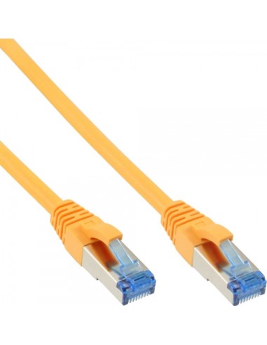 Cable De Red Inline S/ftp Pimf Cat.6a Libre De Halógenos 500mhz Amarillo 2m