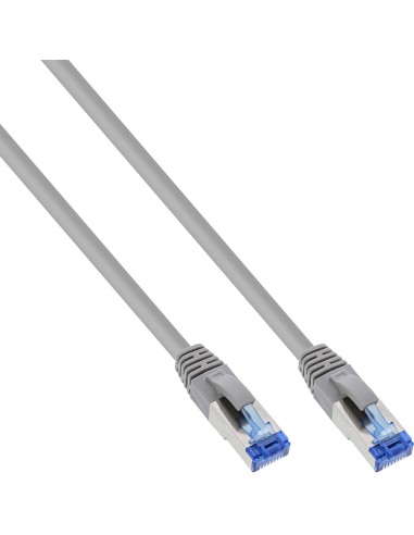 Cable De Red Inline S/ftp Pimf Cat.6a Libre De Halógenos 500mhz Gris 0.5m