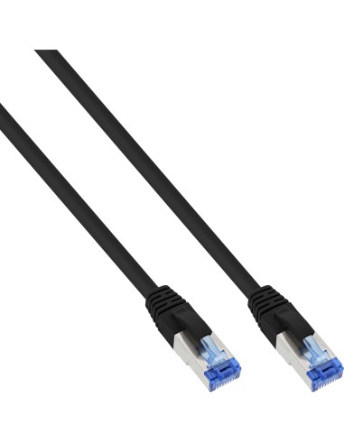 Cable De Red Inline S/ftp Pimf Cat.6a Libre De Halógenos 500mhz Negro 3m