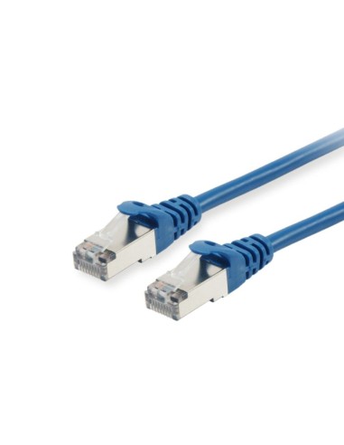 Equip Cable De Red Rj45 S Ftp Apantallado Cat.6a Azul 1m