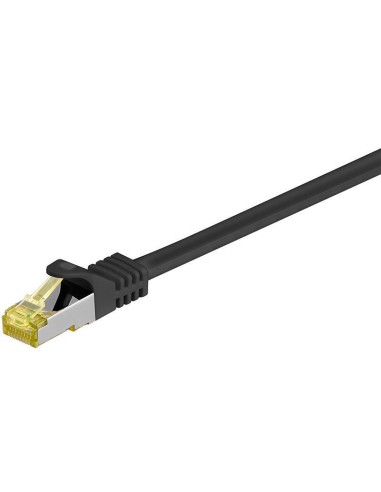 Cable De Red Cat6a S Ftp Pimf 1.0m 500 Mhz Con Cat 7 Negro