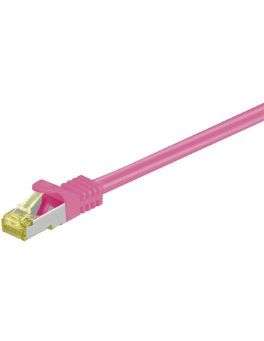 Cable De Red Cat6a S Ftp Pimf 5.0m 500 Mhz Con Cat 7 Magenta