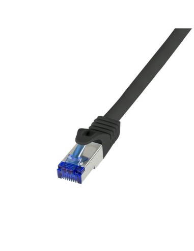 Logilink Cable De Red Ultraflex, Cat.6a, S Ftp, Negro, 0,5 M