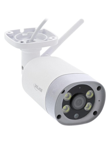 Cámara Exterior Inline Smart Home Hd Con Luces Led, Ip66