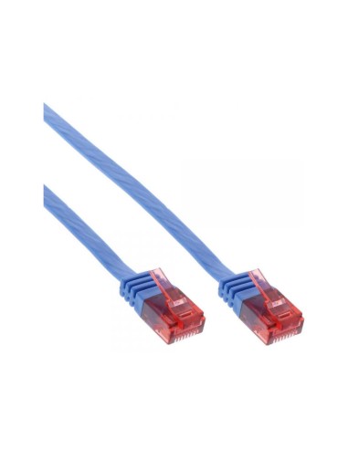 Inline Flat Ultraslim Cable De Red U/utp Cat.6 Gigabit Ready Azul 10m