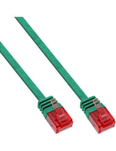 Inline Flat Ultraslim Cable De Red U/utp Cat.6 Gigabit Ready Verde 10m