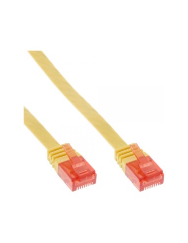 Inline Flat Ultraslim Cable De Red U/utp Cat.6 Gigabit Ready Amarillo 10m