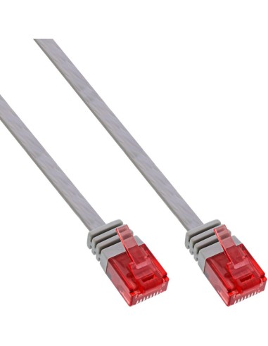 Inline Flat Ultraslim Cable De Red U/utp Cat.6 Gigabit Ready Gris 1m