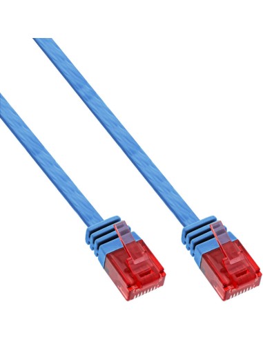 Inline Flat Ultraslim Cable De Red U/utp Cat.6 Gigabit Ready Azul 1m