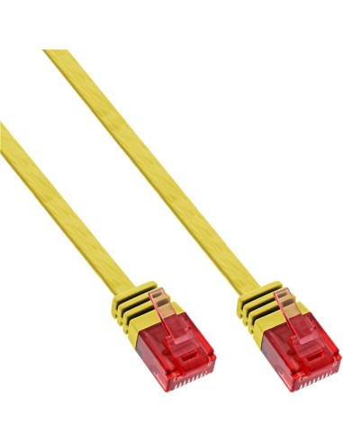 Inline Flat Ultraslim Cable De Red U/utp Cat.6 Gigabit Ready Amarillo 1m