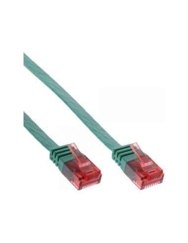 Inline Flat Ultraslim Cable De Red U/utp Cat.6 Gigabit Ready Verde 3m