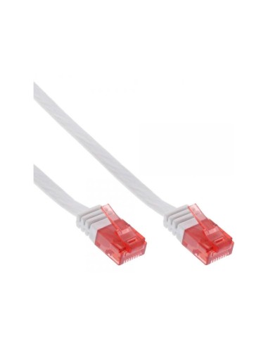 Inline Flat Ultraslim Cable De Red U/utp Cat.6 Gigabit Ready Blanco 7m