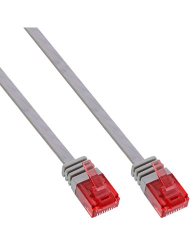 Inline Flat Ultraslim Cable De Red U/utp Cat.6 Gigabit Ready Gris 15m