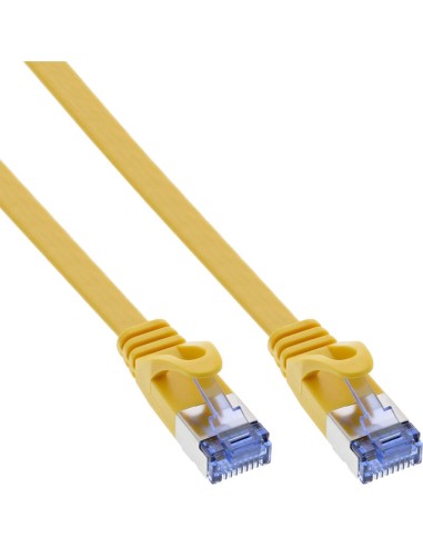 Cable De Red  Plano Inline, U/ftp, Cat.6a, Amarillo, 10 M