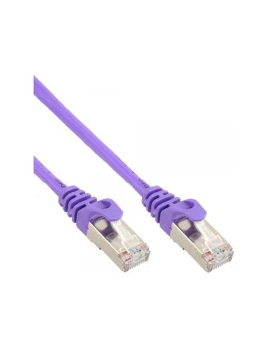 Cable De Red Inline Sf/utp Cat.5e Violeta 0,25m