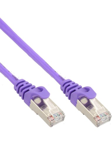 Cable De Red Inline Sf/utp Cat.5e Violeta 0,3m