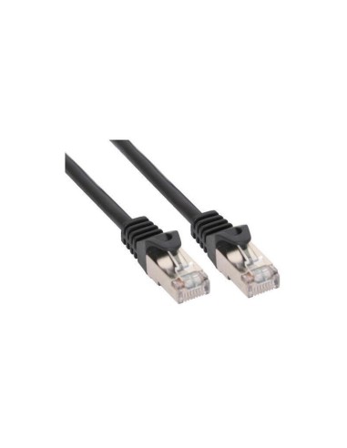 Inline Crossover Pc A Pc Cable De Red  Directa S/ftp Cat.6 Negro 1,5 M