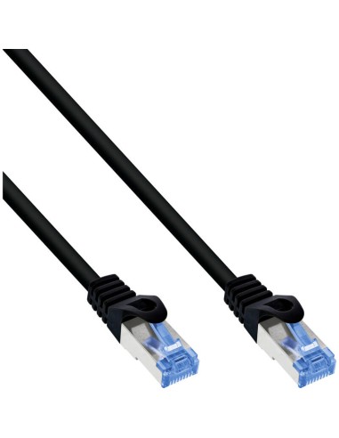 Cable De Red Inline, Cat.6a, S/ftp, Tpe Flexible, Negro, 10m