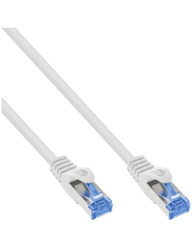 Cable De Red Inline, Cat.6a, S/ftp, Tpe Flexible, Blanco, 3m