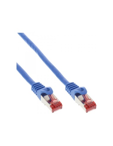 Cable De Red Inline S/ftp Pimf Cat.6 250mhz Pvc Cca Azul 2m