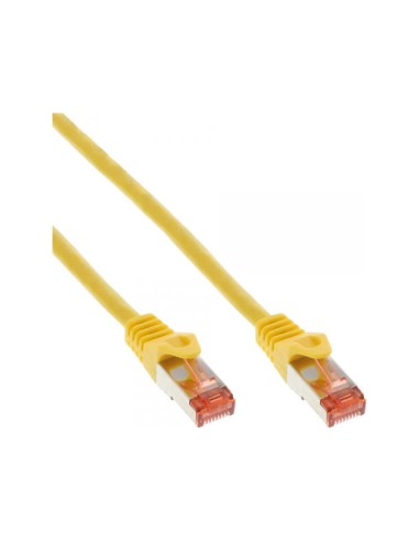 Cable De Red Inline S/ftp Pimf Cat.6 250mhz Pvc Cca Amarillo 10m