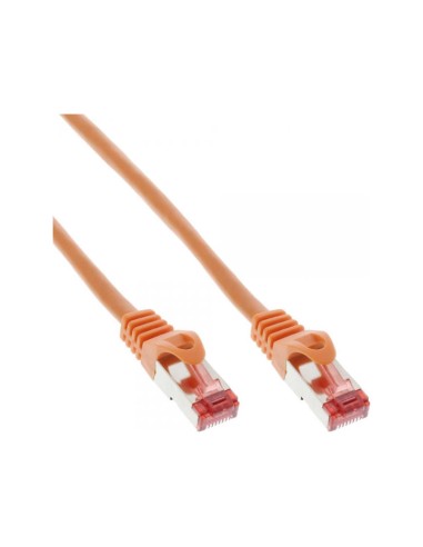 Cable De Red Inline S/ftp Pimf Cat.6 250mhz Pvc Cobre Naranja 20m