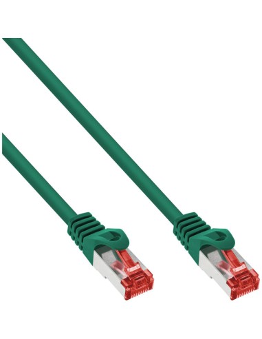 Cable De Red Inline S/ftp Pimf Cat.6 250mhz Pvc Cobre Verde 25m