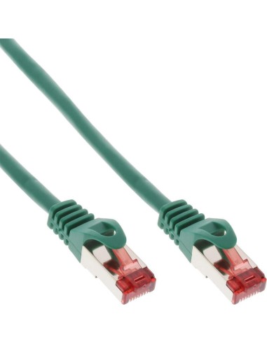 Cable De Red Inline S/ftp Pimf Cat.6 250mhz Pvc Cobre Verde 0.3m