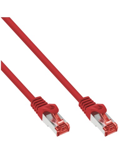 Cable De Red Inline S/ftp Pimf Cat.6 250mhz Cobre Libre De Halógenos Rojo 10m