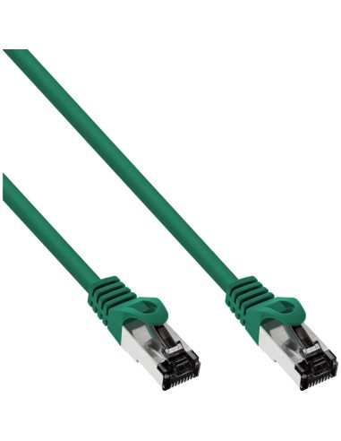 Cable De Red Inline S/ftp Pimf Cat.8.1 Libre De Halógenos 2000mhz Verde 10m