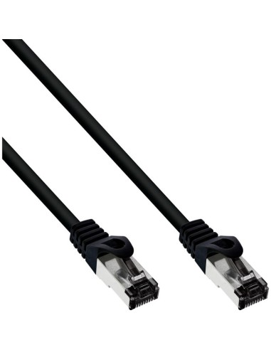 Cable De Red Inline S/ftp Pimf Cat.8.1 Libre De Halógenos 2000mhz Negro 1.5m