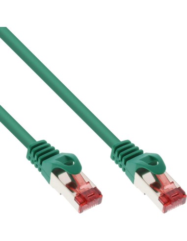 40 Piezas Bulk-pack Inline Cable De Red S/ftp Pimf Cat.6 250mhz Pvc Cobre Verde 2m