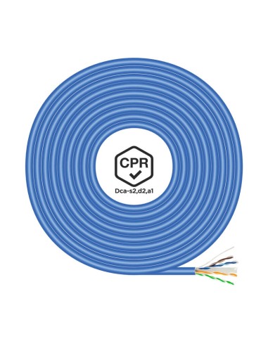 Aisens Bobina Cable Rj45 Lszh Cpr Dca Cat.6 Utp Awg24 - 305m - Cable Azul