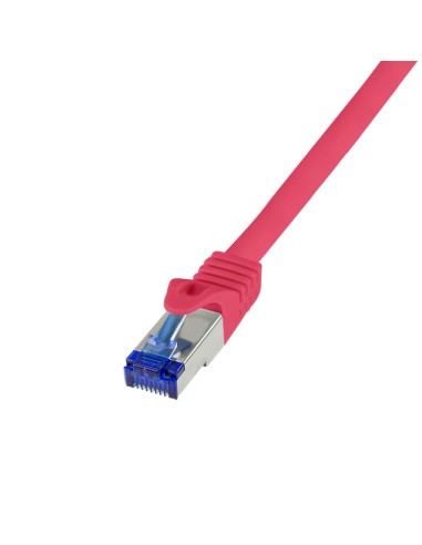 Logilink Cable De Red Ultraflex, Cat.6a, S Ftp, Rojo, 3 M