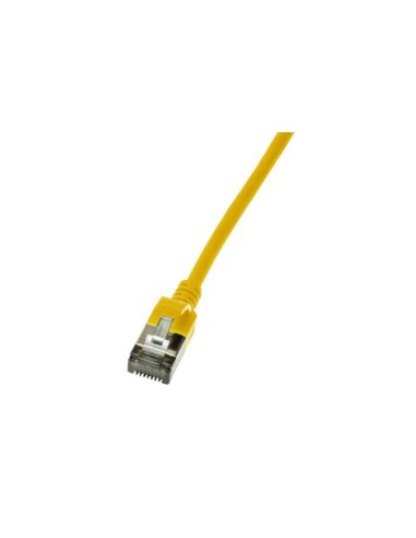 Logilink Slim U/ftp Cable De Red 0,5 M Cat6a U/ftp (stp) Amarillo