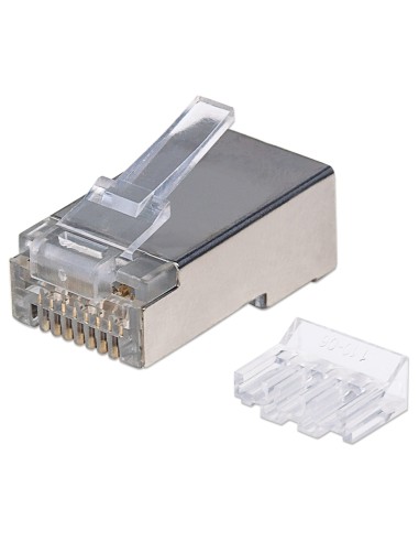 Intellinet 790680 Conector Rj-45 Gris