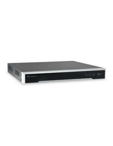 Levelone Gemini Videograbador Nvr-0508 Nvr De Red Poe 8 Canales 8 Puertos Poe H.265 Hdmi