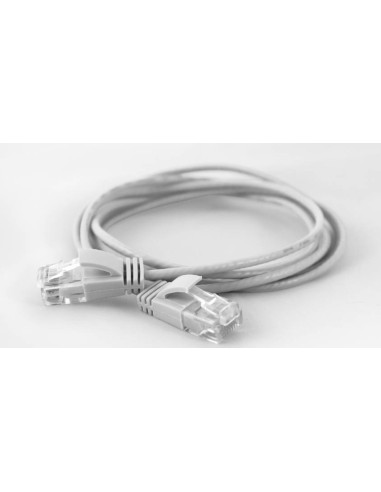 Wantecwire Utp, Cable Extra Fino Cat6a, D   2,8 Mm, Blanco, Longitud 1,50 M